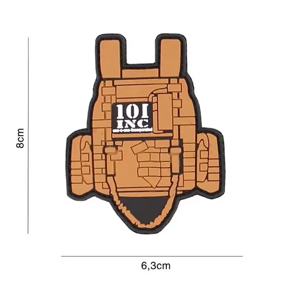 Patch vesta tactica velcro 101 INC - Default Title