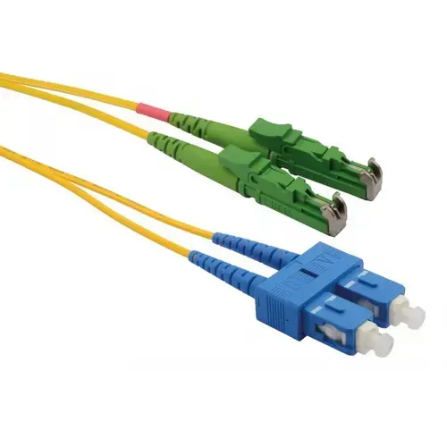 Patchcord FO E2000/APC-SC/PC Emtex, SM OS2 9/125, manta LSZH 3.0mm, duplex, 10m