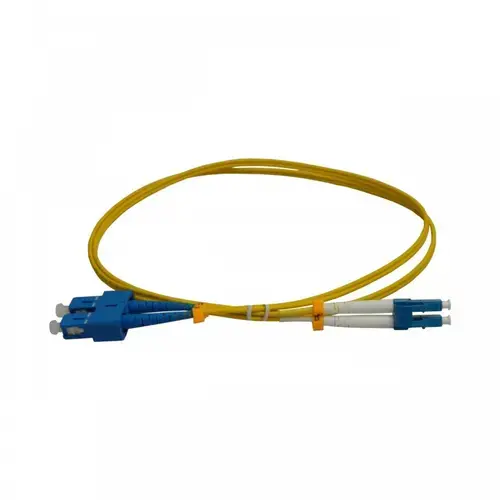 Patchcord FO SC/PC-LC/PC Emtex, SM OS2 9/125, manta LSZH 3.0mm, duplex 15m