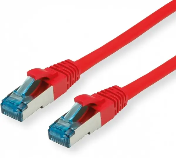 Patchcord S/FTP Cat 6A, 0.25M, Rosu, SAFER, SFTP6A-0.25M-R
