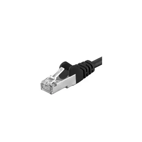 Patchcord SFTP PremiumCord RJ45-RJ45 Cat.6A, 1.5m, Negru