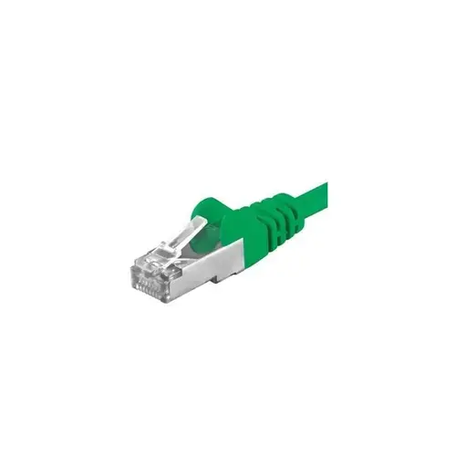 Patchcord SFTP PremiumCord RJ45-RJ45 Cat.6A, 1m, Verde