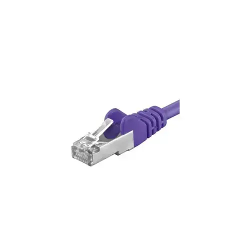 Patchcord SFTP PremiumCord RJ45-RJ45 Cat.6A, 3m, Violet