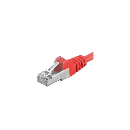 Patchcord SFTP PremiumCord RJ45-RJ45 Cat.6A, 7m, Rosu