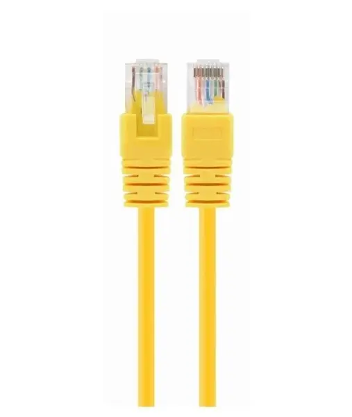 Patchcord UTP CAT5e 0.25m, Galben, 2 mufe RJ-45, SP-PT-CAT5-0.25M-Y
