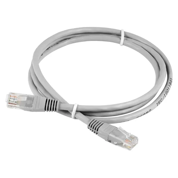 Patchcord UTP CAT6 CCA 3m, 8×0.5mm, gri, cu conectori RJ45