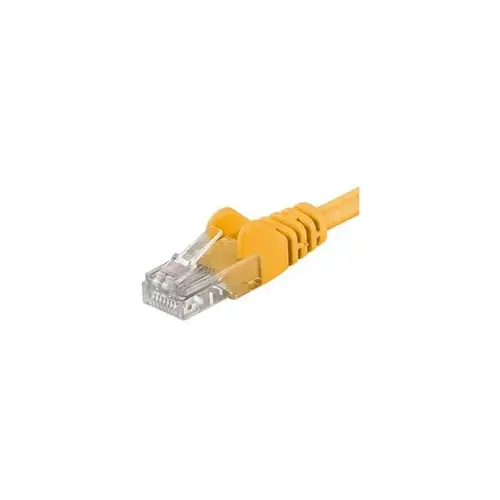 Patchcord UTP PremiumCord RJ45-RJ45 Cat.6, 5m, Galben