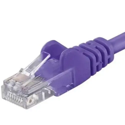 Patchcord UTP RJ45-RJ45 Categoria 5e 1m, violet, cupru integral, 26AWG