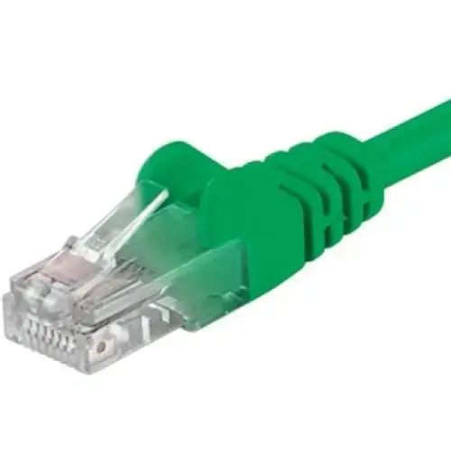 Patchcord UTP RJ45-RJ45 Categoria 5e 3m, verde, cupru integral, 26AWG
