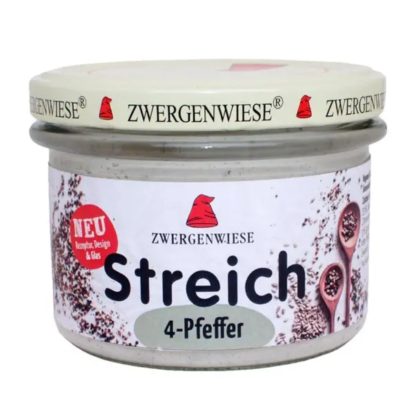Pate vegetal cu 4 tipuri de piper fara gluten, eco - 180 g