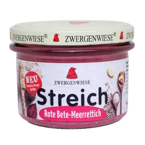 Pate vegetal cu sfecla rosie si hrean fara gluten, eco - 180 g