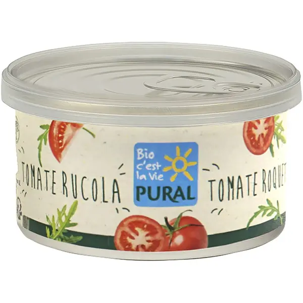 Pate vegetal cu tomate si rucola, eco - 125 g