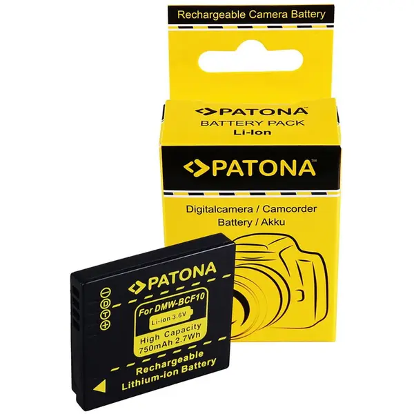Patona Acumulator /Baterie PATONA DMW-BCF10 pentru PANASONIC DMC-FT1 FS7 FS25 FX40 FX550- 1048