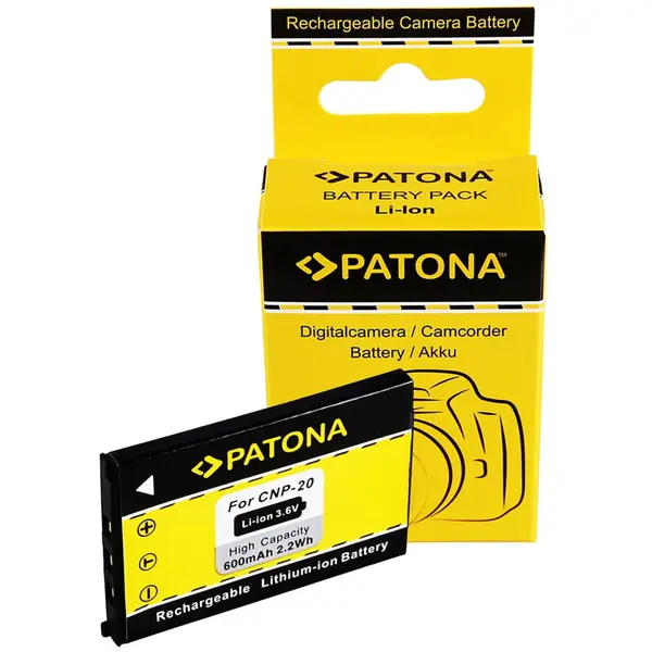 Patona Acumulator /Baterie PATONA pentru Casio EX-Z3 Z4 Z-5 S1 S2 S3 EX-S70 NP-20 NP20- 1023