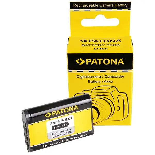 Patona Acumulator /Baterie PATONA pentru Sony NP-BX1 NPBX1 DSC-RX100 DSC RX100 Sony BX1- 1130