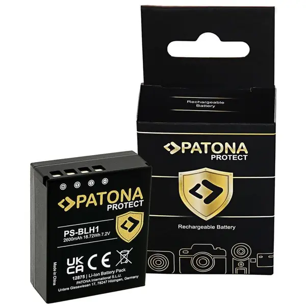 Patona Acumulator /Baterie Patona Protect pentru Olympus BLH-1 OM-D EM-1 Mark 2 EM-1 Mark II BLH-1 E-M1X