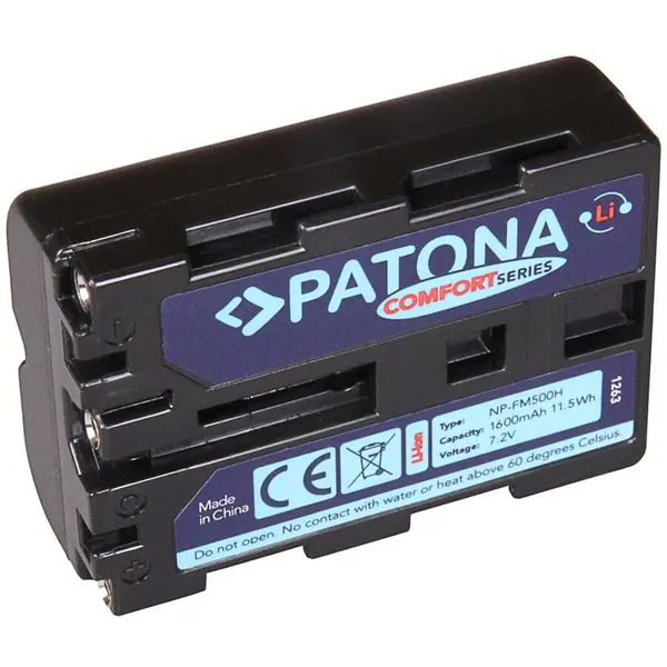 Patona Acumulator Patona Comfort NP-FM500H 1600mAh compatibil Sony - 1263