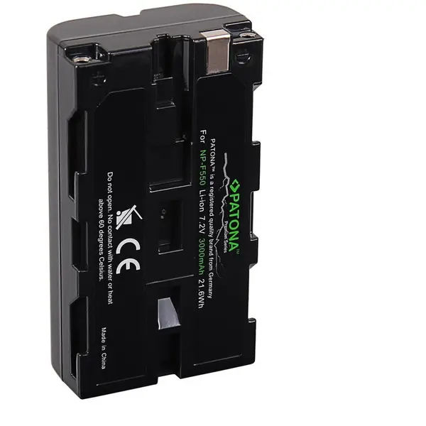 Patona Acumulator Patona Premium NP-F550 F330 F570 F930 F950 F960 F970 3000mAh replace Sony-1324