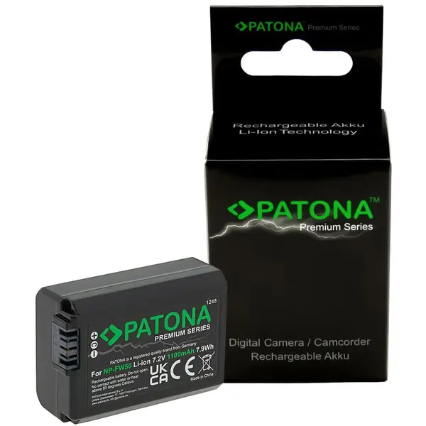 Patona Acumulator Patona Premium NP-FW50 1100mAh compatibil Sony-1248