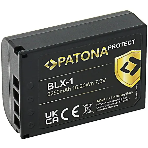 Patona Acumulator Patona Protect BLX-1 2250mAh replace OLYMPUS OM-1-13595