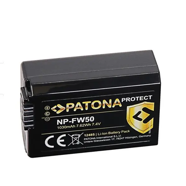 Patona Acumulator Patona Protect NP-FW50 1030mAh replace Sony