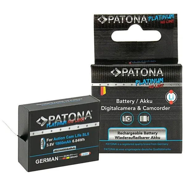 Patona Baterie Reincarcabila PATONA Platinum Battery 4231 Pentru PATONA Action Cam Life SL5