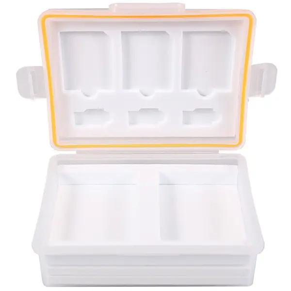 Patona Hard case Patona pentru carduri SD micro SD si 2xAcumulatori LP-E8 NP-95 EN-EL14 Li109-1907
