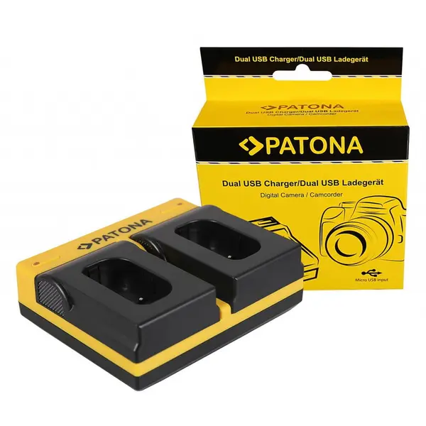 Patona Patona Dual incarcator pentru Panasonic DMW-BLJ31 Lumix DC-S1 DC-S1R DC-S1H