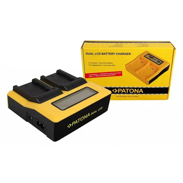 Patona Patona Dual LCD USB incarcator pentru Fuji NP-W235 Fujifilm X-T4 XT4