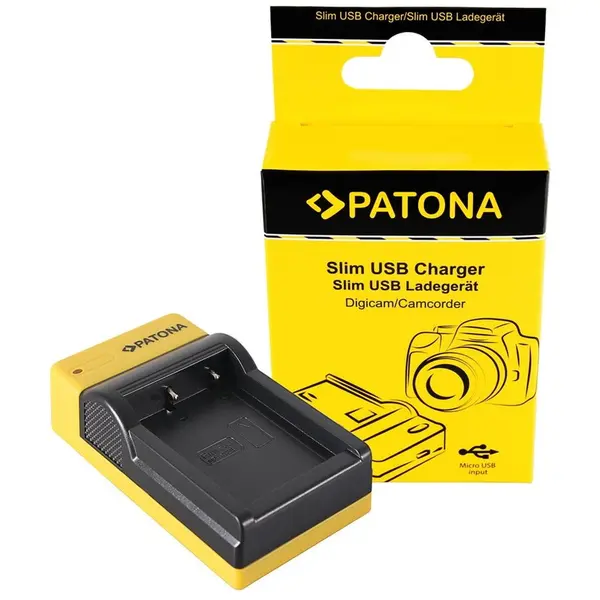 Patona Patona Slim micro-USB incarcator pentru Fujifilm Fuji NP-W126 FinePix HS30 EXR HS30EXR HS-30EXR HS33