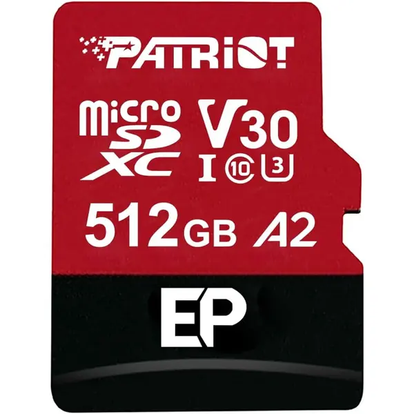 Patriot Card de memorie microSDXC Patriot, 512GB, Clasa 10