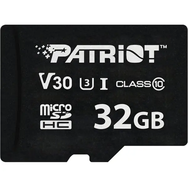 Patriot Card de memorie Patriot VX Series, 32GB, MicroSDHC, V30, Clasa 10, UHS-I U3