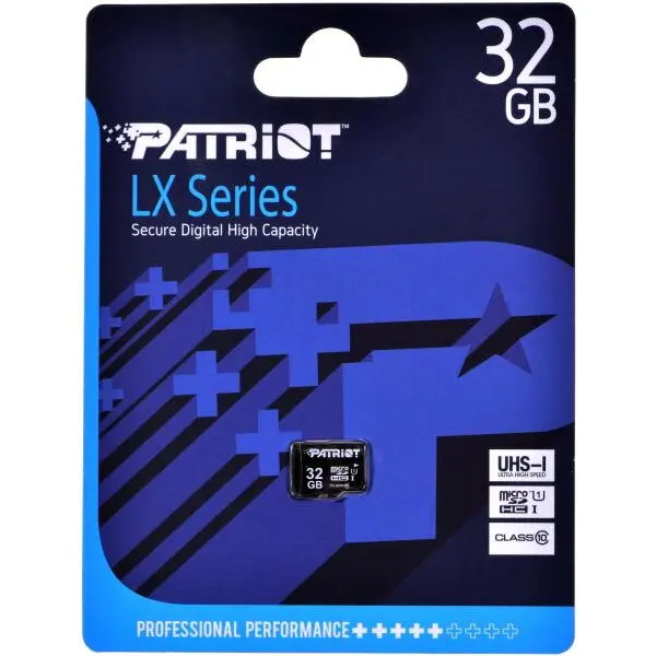 Patriot Card microSDHC Patriot LX Series 32GB UHS-I Clasa 10