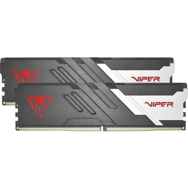 Patriot Kit dual memorie RAM, Patriot Viper Venom, Capacitate DDR5 32GB (2x 16 GB), Frecventa 6000 MHz, CL 36, Negru