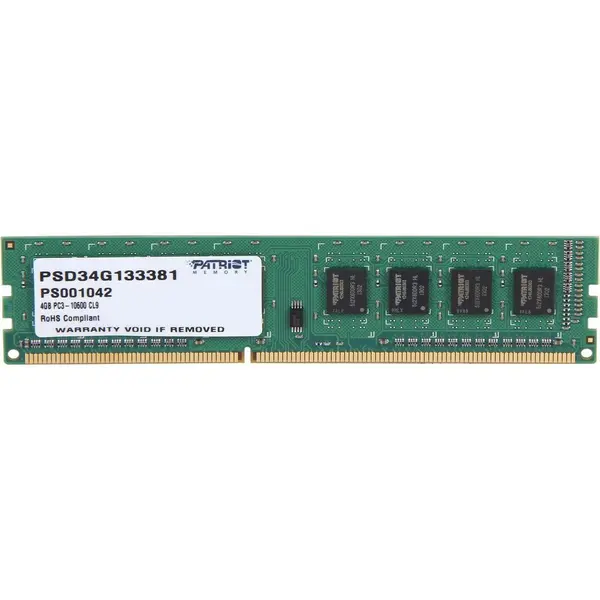 Patriot Memorie Patriot Signature Line 4gb Ddr3 1333mhz Cl9