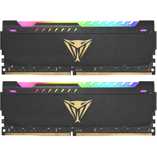Patriot Memorie Patriot Viper Steel RGB 16GB DDR4 3200MHz CL18 Dual Channel Kit