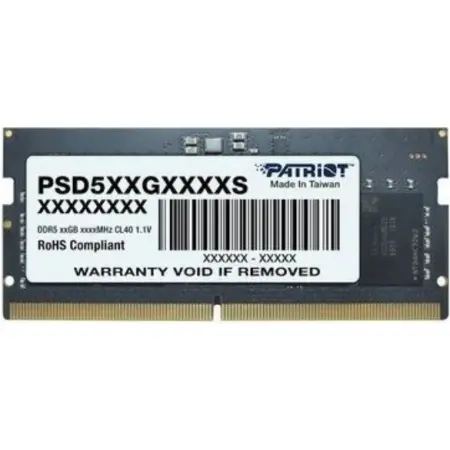Patriot Memorie RAM Patriot Signature PSD532G56002S, SO-DIMM, 32GB, DDR5, 5600MHz, CL46