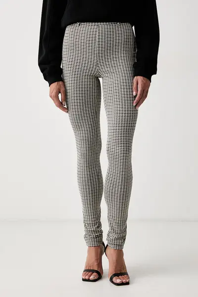 Patrizia Pepe pantaloni skinny pentru femei cu vâscoză