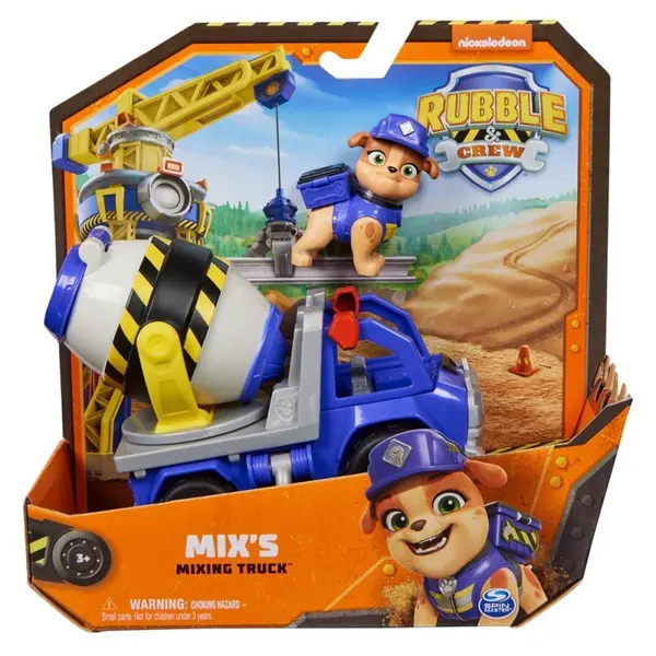 PATRULA CATELUSILOR RUBBLE SI ECHIPA VEHICULE DE BAZA MIXING
