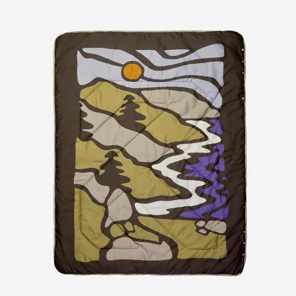 Pătură camping 3 în 1, 175x135 cm, călduroasă și versatilă