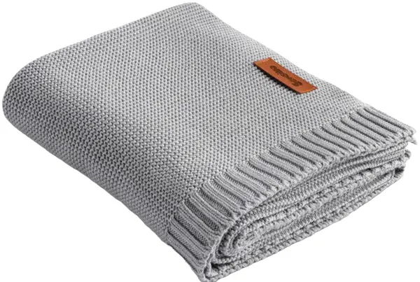Pătură de bambus Sensillo - Gri, 80 х 100 cm