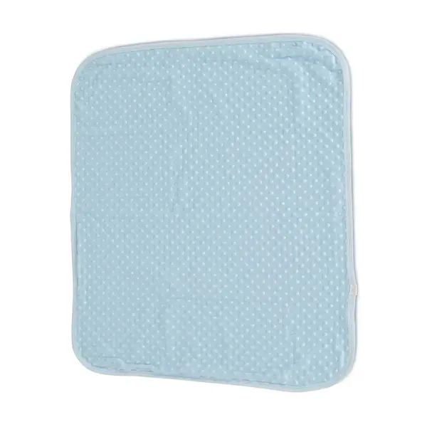 Patura pentru bebelusi 80 x 90 cm Cangaroo Bloomy Albastra