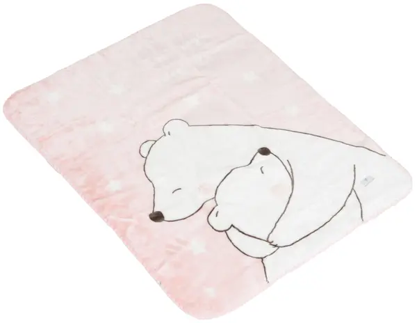 Pătură pentru bebeluși Cangaroo - Softy Sweet hugs, 80 х 110 cm, roz