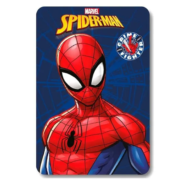 Patura polar, multicolor, 140x100 cm, Fight Crime, Spiderman Engros