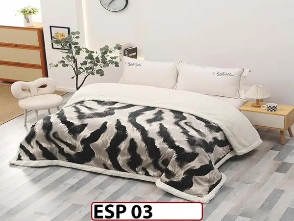 Patura Pufoasa Cocolino cu Blanita pentru pat dublu ESP 03
