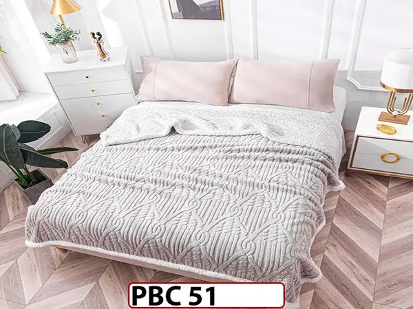 Patura Pufoasa Cocolino cu Blanita pentru pat dublu PBC51