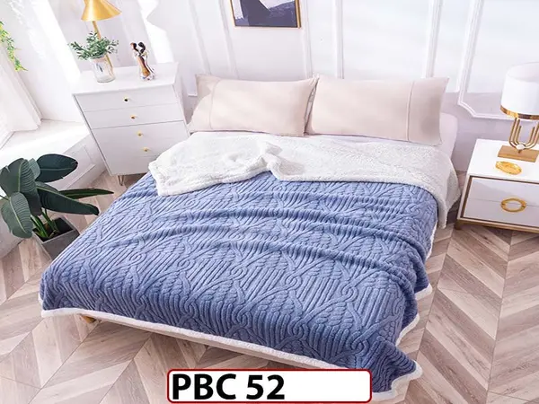 Patura Pufoasa Cocolino cu Blanita pentru pat dublu PBC52