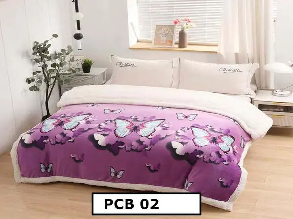 Patura Pufoasa Cocolino cu Blanita pentru pat dublu PCB02