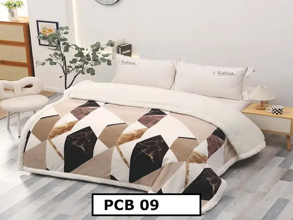 Patura Pufoasa Cocolino cu Blanita pentru pat dublu PCB09