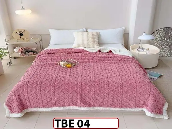 Patura Pufoasa Cocolino cu Blanita pentru pat dublu TBE 04